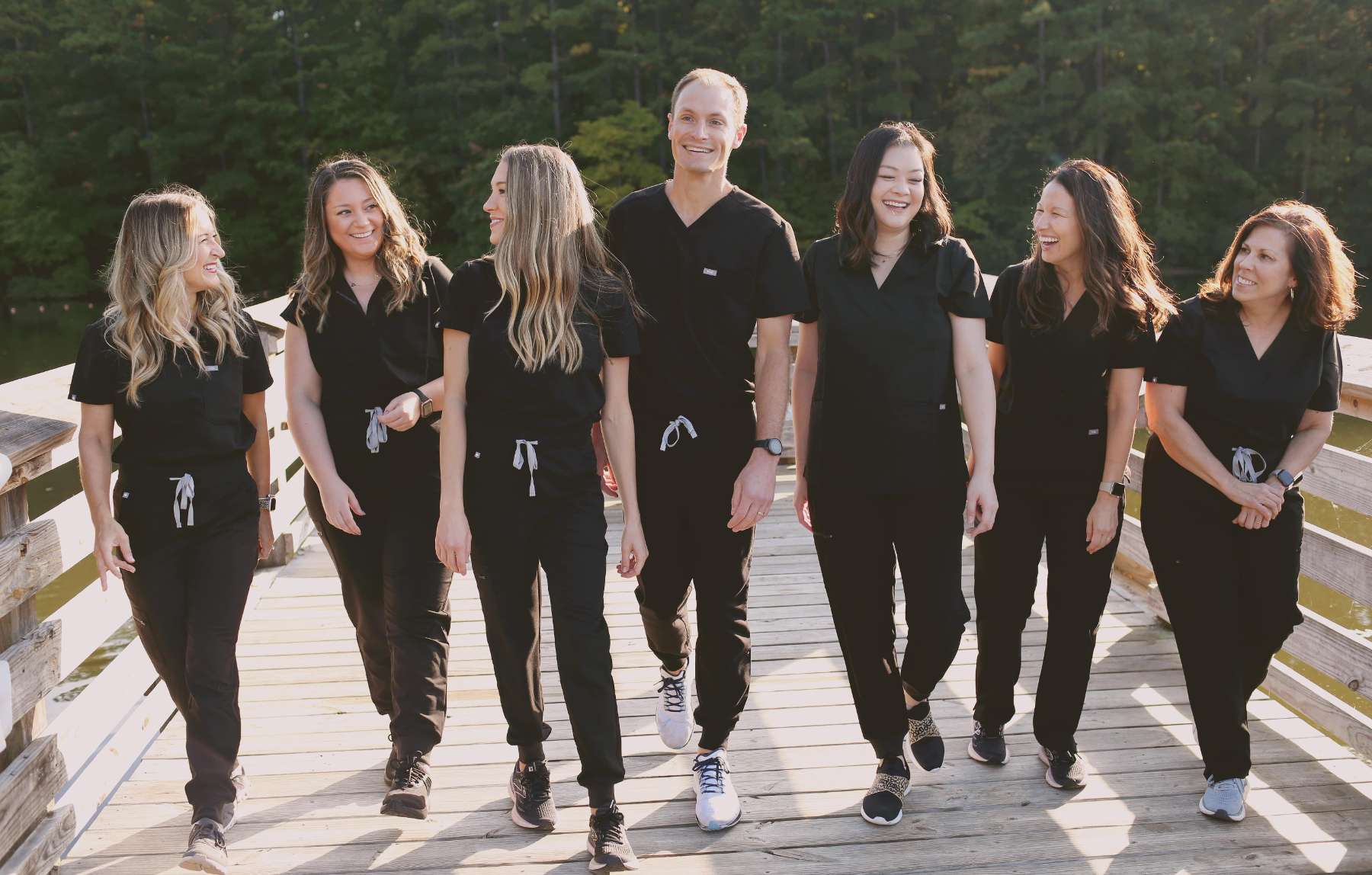 A photo of the staff at Olive Chapel Family Dentistry, Apex NC
