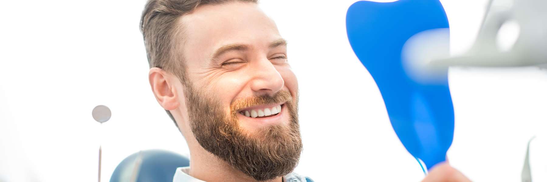 man at dentist in apex nc | Oral surgery